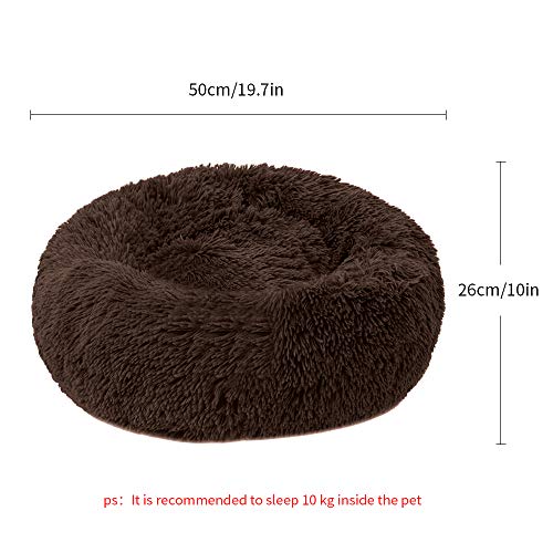 Roblue-Rundes-Plsch-Haustierbett-fr-Katzen-und-Kleine-Hunde-Hundebett-Katzenbett-Kissenbett-Selbstwrmendes-Bettkissen-Rundes-Donut-Kuschel-Katzenbett-fr-Mittelgroe-Kleine-Hunde