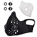 Enviro-Vent - 2.0v, Anti-Pollution Face Mask, N99 Filter, 2-Way vents, Activated Carbon Filtration, Exhaust Fumes, Anti Pollen & Allergy, Urban Pollution, Cycling, Running, Gardening, DIY, Fitness