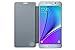 Samsung Galaxy Note 5 Case S-View Clear Flip Cover Folio - Silver