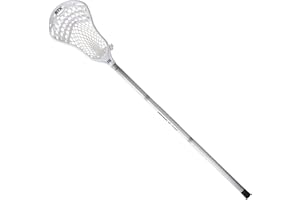 STX Lacrosse Stallion 200 Boys Complete Stick with Mesh Pocket, Attack/Midfielder