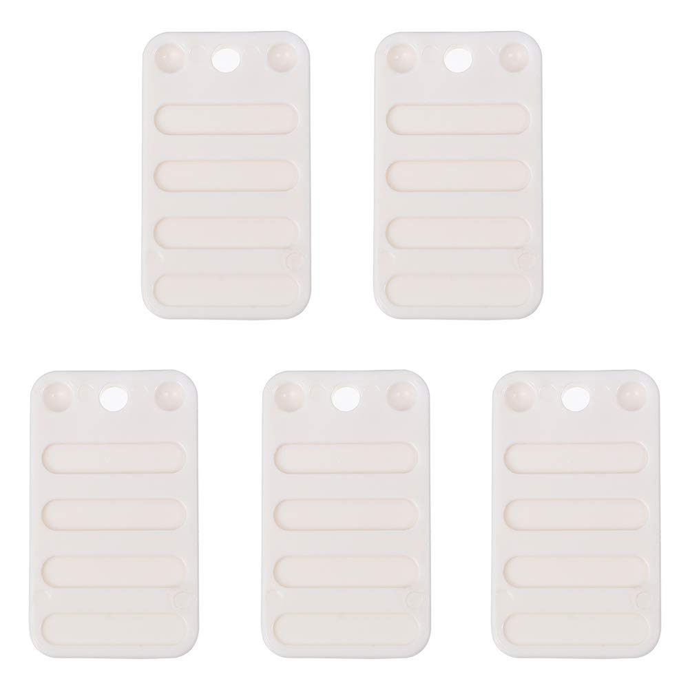VILLCASE 5pcs Booster Pad Sofa Tablecloth Plastic White