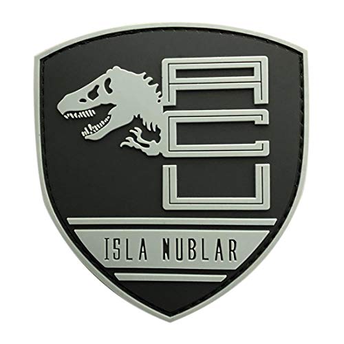 Jurassic World Isla Nublar Shield Hook Patch (3D-PVC Rubber-ACU MJ7)
