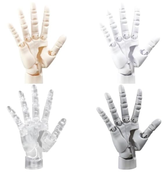 ARTIST SUPPORT ITEM COLLABORATION 1/2 ハンドモデル/R カプセル版 全4種セット商品画像