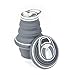 HYDAWAY Charcoal Silicone Collapsible 21 Ounce Water Bottle