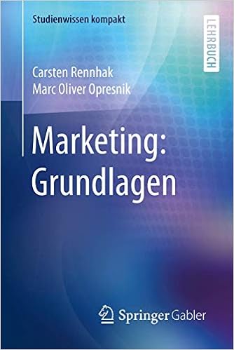 Marketing Grundlagen Studienwissen Kompakt Rennhak Carsten Opresnik Marc Oliver Amazon De Bucher