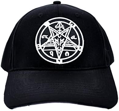 Sabbatic Ritual Baphomet Hat Baseball Cap Alternative Clothing Goat Head