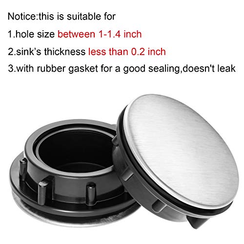 Tatuo Sink Hole Plug Sink Tap Hole Cover Kitchen Faucet Hole Cover
