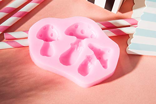 4 Mushroom+Silicone+Decorating+Fondant+Chocolate