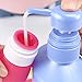 Portable Travel Bottles Set,Tsa Approved Leakproof Silicone Refillable Travel Cosmetic Containers for Toiletry Shampoo Conditioner Facial Creams Massage Oils Condiment (3oz and 2oz)