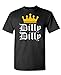 Dilly Dilly - Funny Beer King Light Joke - Mens Cotton T-Shirt, L, Black