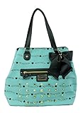 Betsey Johnson Banner Stud Signature Tote Shoulder Bag, Mint