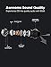 COWIN HE5A Active Noise Cancelling Headphones Bluetooth Headphones Wireless Headphones Stereo Earbuds with Mic, Bluetooth 4.2 Sports Neckband Headset 8 Hrs Playtime - Black