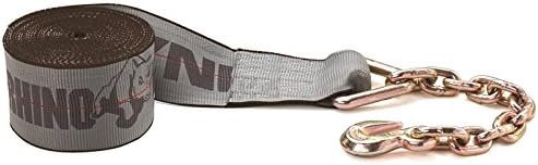 Kinedyne 4" x 27 Ft RHINO Winch Strap with Chain Anchor