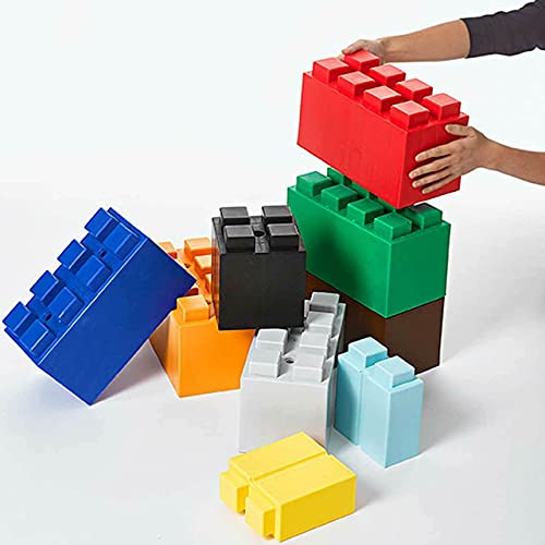 EverBlock Modular Building Blocks 3" x 6" Quarter Size Building Block Block Bulk Pack 8