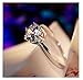 Size 5-12 Engagement Ring Claw Band White Sapphire 10K White Gold Filled Women's (8)