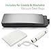 NutriChef Updated Version Vacuum Sealer | Automatic Vacuum Air Sealing System For Food Preservation w/ Starter Kit | Compact Design | Lab Tested | Dry & Moist Food Mode, Stainless Steel