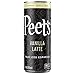 Peet's True Iced Espresso, Vanilla Latte, 8 Ounce Can (12 Count) Single-Origin Colombian Espresso & rBST- Free Milk and Vanilla Flavors 130 Calories