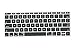 DHZ Black Keyboard Cover Silicone Skin for New Macbook 12