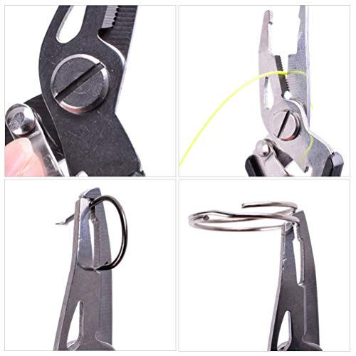 Abaodam Angelzange, multifunktionale Pinzette, Fischdraht, Schere, Fischgriff-Ausrüstung – Bild 6