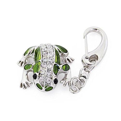 CHUYI Crystal Cute Frog Shape Animal Pen Drive 64GB USB 2.0 Flash Drive U Disk Thumb Drive Memory Stick Jump Drive with Key Chain - Thumbnail 4