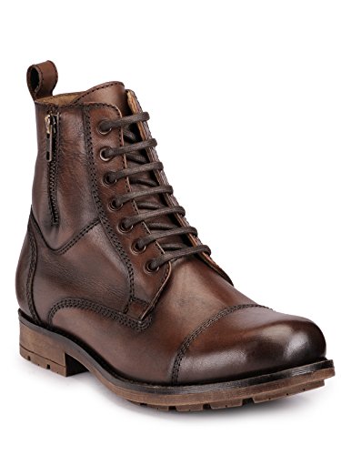 Teakwood Genuine Leather High Ankle Classic Boots Shoes For Men