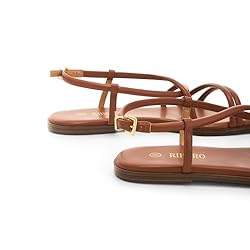 Rihero Strappy Sandals for Women Dressy Flat