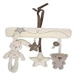 UNKE Baby Music Plush Activity Crib Stroller Soft Toys Rabbit Star Shape