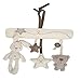 UNKE Baby Music Plush Activity Crib Stroller Soft Toys Rabbit Star Shape