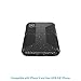 Speck Products Presidio Grip + Glitter iPhone Xs/iPhone X Case, Obsidian Black with Silver Glitter/Black