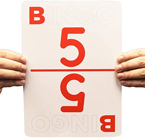 Regal Games Bingo Calling Card Deck - New Jumbo Full Sheet Size (11" x 7.875")