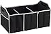 2 in 1 Trunk Organizer & Cooler Set - Collapsible Folding Flat Trunk Organizer Storage 2 Piece Set for Car SUV Truck in Black By USA Cash and Carry - PrimeTrendz TM.