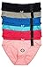 Mamia White Apparel Women Cotton Bikini Panties - Pack of 6 (Various Styles)