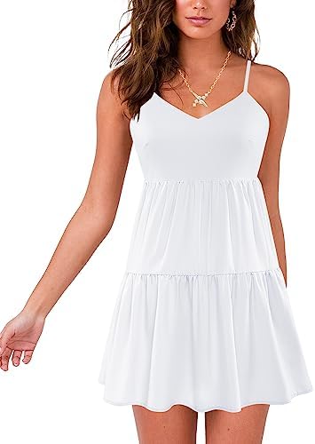 white mark women's scoop neck tiered midi dress White Mark Plus Size Scoop Neck Tiered Midi Dress, Canary Yellow