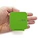 Electronic Alarm Clock, Travel Clock, KLAREN Portable Digital Clock with Calendar & Temperature - Battery Included (Green)