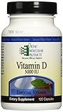 Ortho Molecular - Vitamin D 5000IU - 120 Capsules