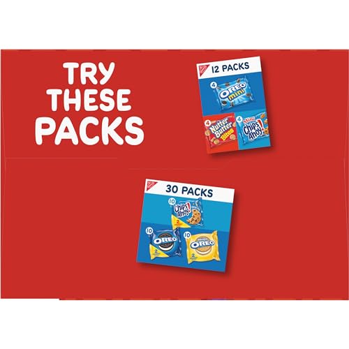 RITZ BITS CHEESE AND RITZ BITS PEANUT BUTTER SANDWICH CRACKERS VARIETY PACK, LUNCH SNACKS, 20 SNACK PACKS