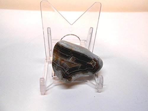 Rock Tumbler Gem Refill Kit - Botswana Agate Rough, S. Africa, Bold Banding, 8 oz