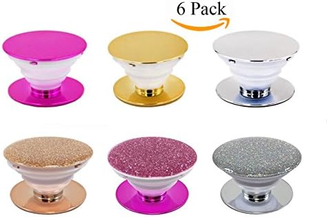 Premium Expanding Stand Pop Grip Mount Holder Sockets for iPhone X, Galaxy S8,all Cellphones and Tablets (3S3D)