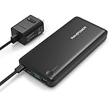 Type-C / USB-C Input &amp; Output RAVPower 20100mAh Portable Charger QC 3.0 Qualcomm Quick Charge 3.0 Power Bank External Battery Pack + QC3.0 USB Charger for Macbook, Galaxy S8, iPhone and More