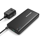 Type-C/USB-C Input & Output RAVPower 20100mAh Portable Charger QC 3.0 Qualcomm Quick Charge 3.0 Power Bank External Battery Pack + QC3.0 USB Charger for MacBook, Galaxy S8, iPhone and More