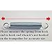 Jumpking Heavy Duty Trampoline Springs 5.5-inch for Trampolines, Stainless Steel Trampoline Replacement Springs (set of 44)