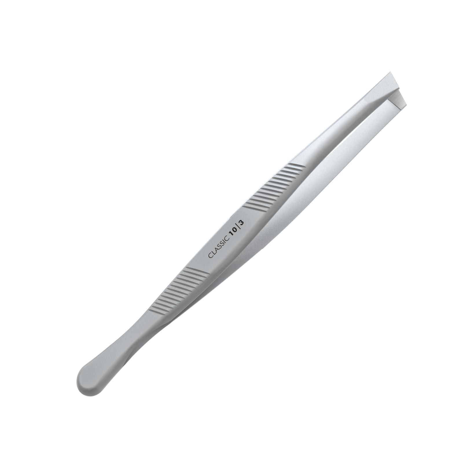 P-02 Eyebrow Tweezers with PVC Protective Case Total Length 9 cm