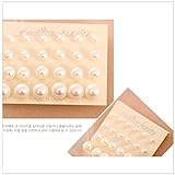 ACE 12 Pairs Cruncher Designs Fashion Artificial White Pearl Earrings