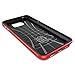 Spigen Neo Hybrid Carbon Galaxy Note 5 Case with Carbon Fiber Design and Reinforced Hard Bumper Frame for Galaxy Note 5 2015 - Dante Red