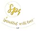 Glamoncha Sprinkled With Love Gold Glitter Banner Sign Garland for Baby Sprinkle,Baby Shower Decorations