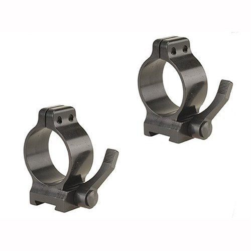Talley Quick Detachable Ring with Lever, Black , 1-Inch/Medium