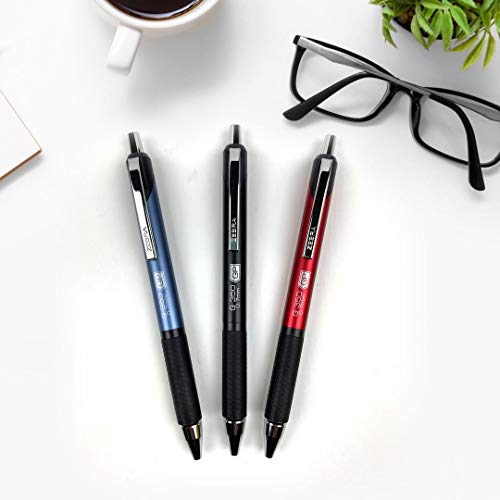 Zebra Pen G350 Retractable Gel Pen, Cobalt Blue Premium Metal Barrel