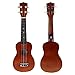 Coocheer Cheap Soprano Ukulele 21 Inch Small Guitar Ukulele Nylon String Natural Wood Ukulele for Kids and Beginners