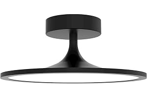 Alora Mood SF418012MB ISSA Semi Flush, LED, Matte Black