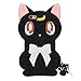 iPhone 6S Plus Case, MC Fashion Cute Japanese Cartoon Sailor Moon Crystal Luna Cat Protective Silicone Case for Apple iPhone 6S Plus and iPhone 6 Plus (Luna-Black)